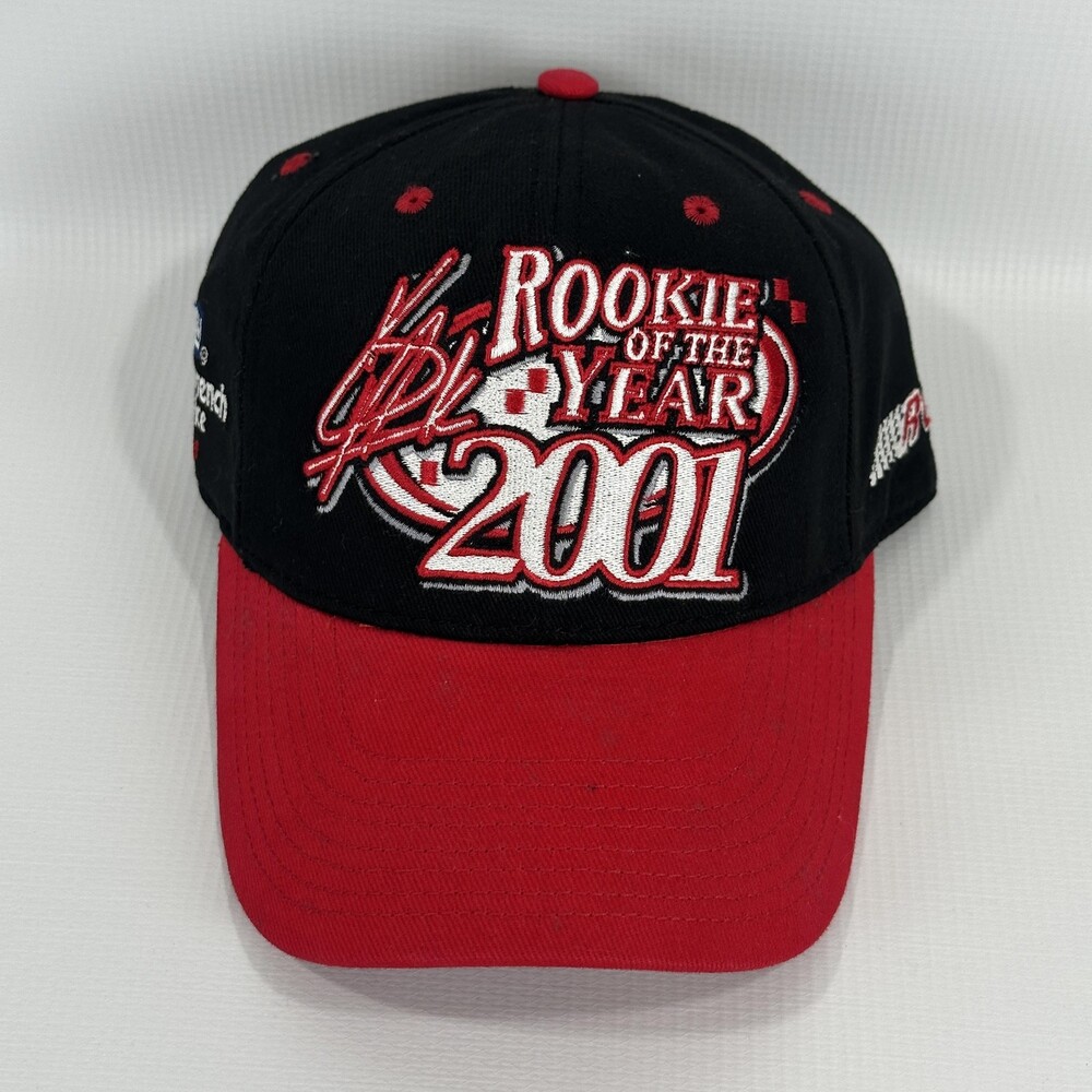 Kevin Harvick Hat Cap Snap Back Mens One Size Black NASCAR Rookie 2001 Chase
